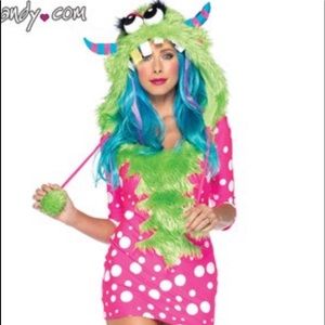 Yandy Dresses - Pink Polka Dot Monster Costume Yandy Dresses - Pink Polka Dot Monster Costume